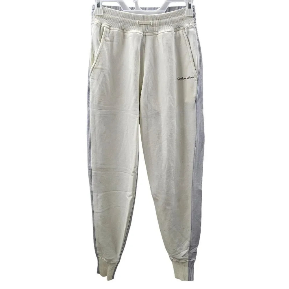 Outdoor Voices Pickup Cotton Joggers Sweatpants Size XS Grey